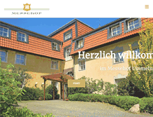 Tablet Screenshot of hotel-messehof.de